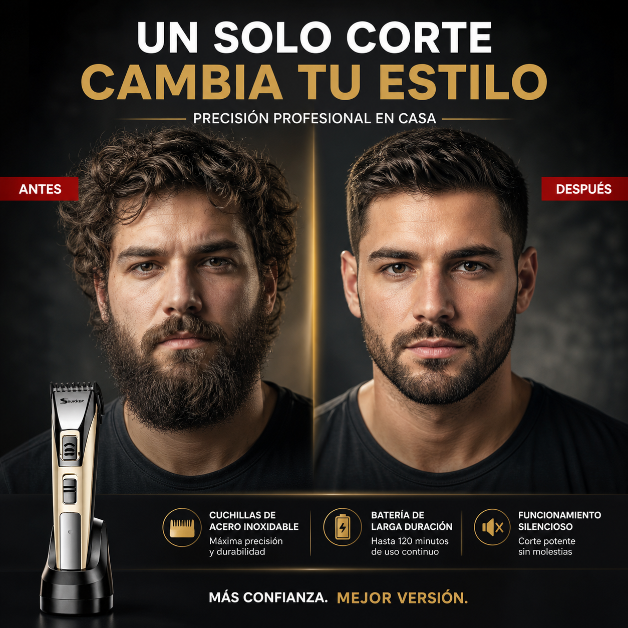 Surker SK-780: Afeita, define y te eleva