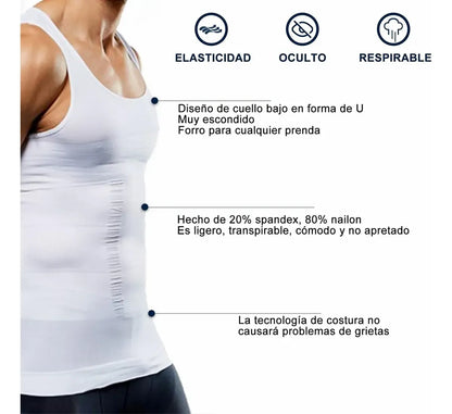 FitControl™ Camiseta de Compresión para Hombre - 2x1