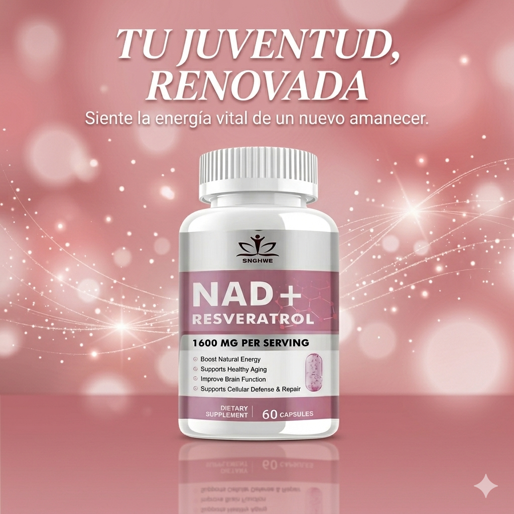 NAD + Resveratrol 60 Cápsulas